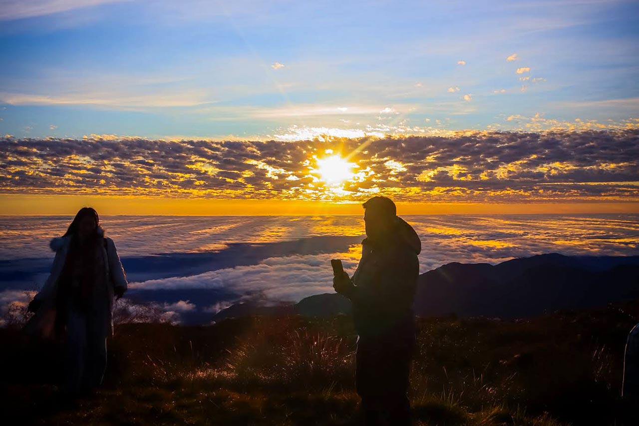 Amanecer en el mirador Tres Cruces